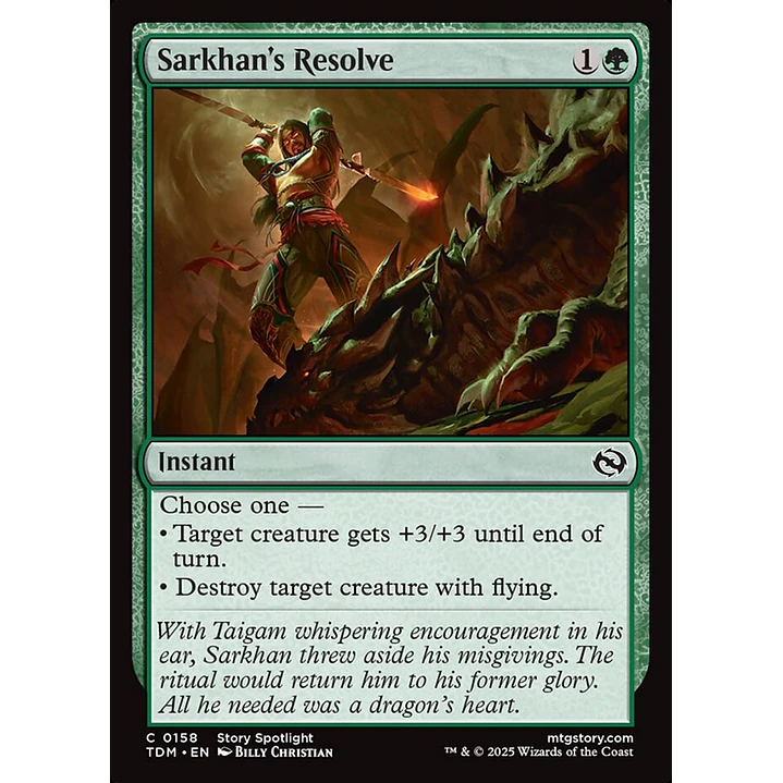 Sarkhan's Resolve 2