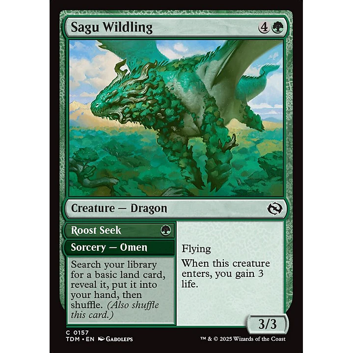 Sagu Wildling // Roost Seek 2