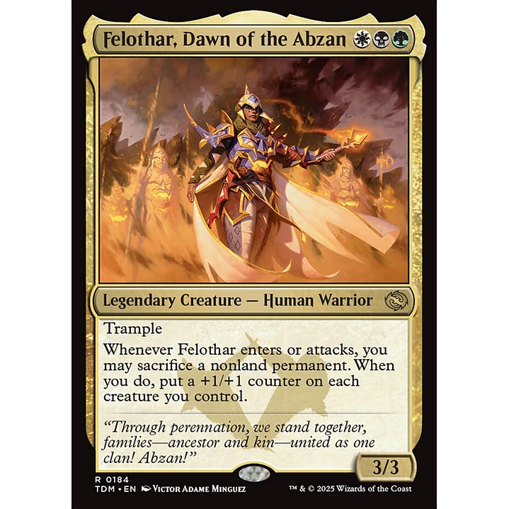 Felothar, Dawn of the Abzan 2