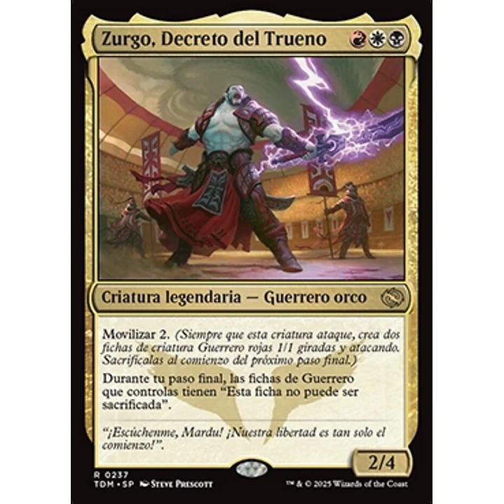 Zurgo, Thunder's Decree 2