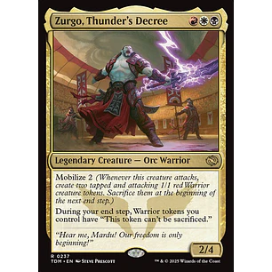 Zurgo, Thunder's Decree