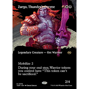 Zurgo, Thunder's Decree