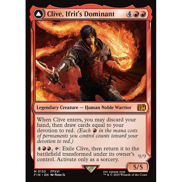 Clive, Ifrit's Dominant // Ifrit, Warden of Inferno 2