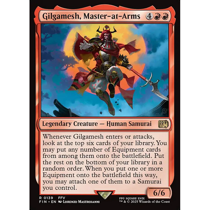 Gilgamesh, Master-at-Arms 1