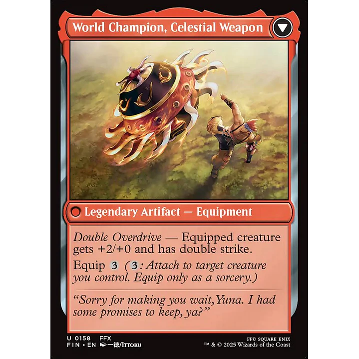 Sidequest: Play Blitzball // World Champion, Celestial Weapon 2