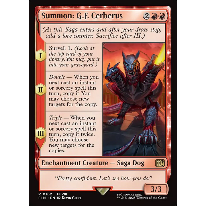 Summon: G.F. Cerberus 1