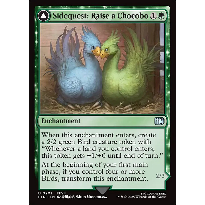 Sidequest: Raise a Chocobo // Black Chocobo 1