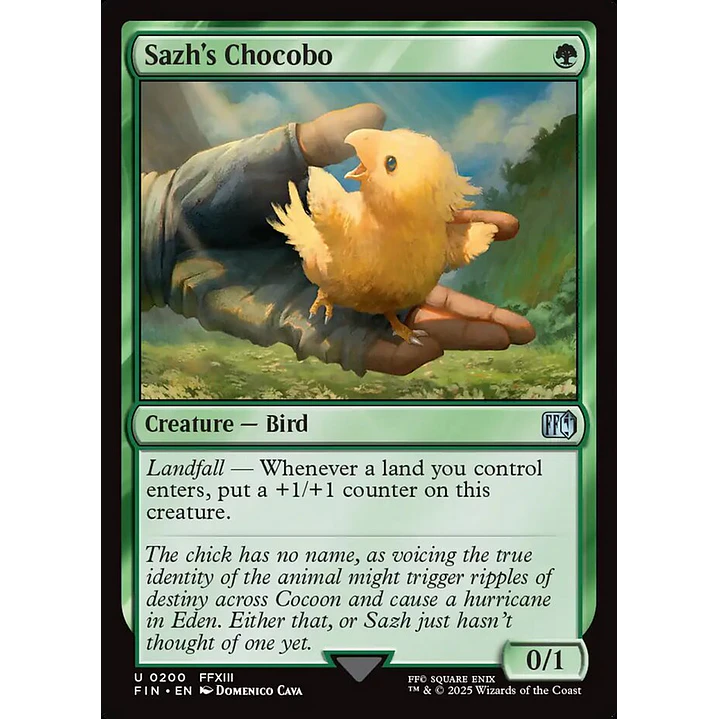 Sazh's Chocobo 1