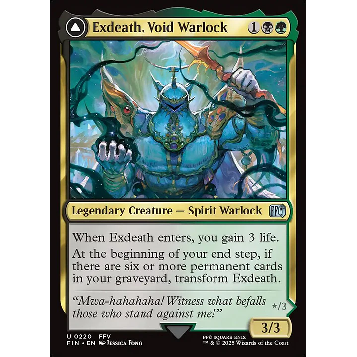Exdeath, Void Warlock // Neo Exdeath, Dimension's End 1