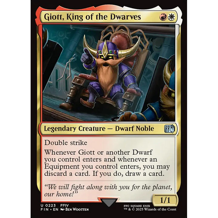 Giott, King of the Dwarves 1