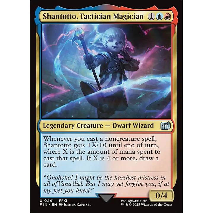 Shantotto, Tactician Magician 1