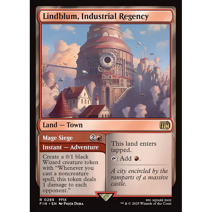 Lindblum, Industrial Regency // Mage Siege 1