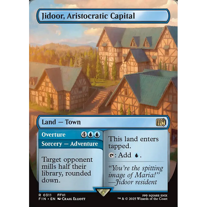 Jidoor, Aristocratic Capital // Overture 1