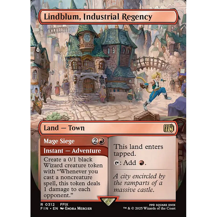 Lindblum, Industrial Regency // Mage Siege 1