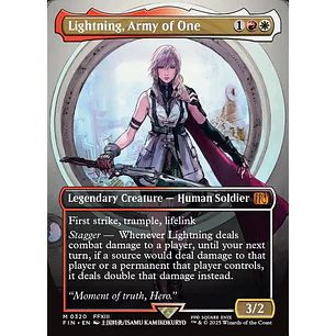 Lightning, Army of One