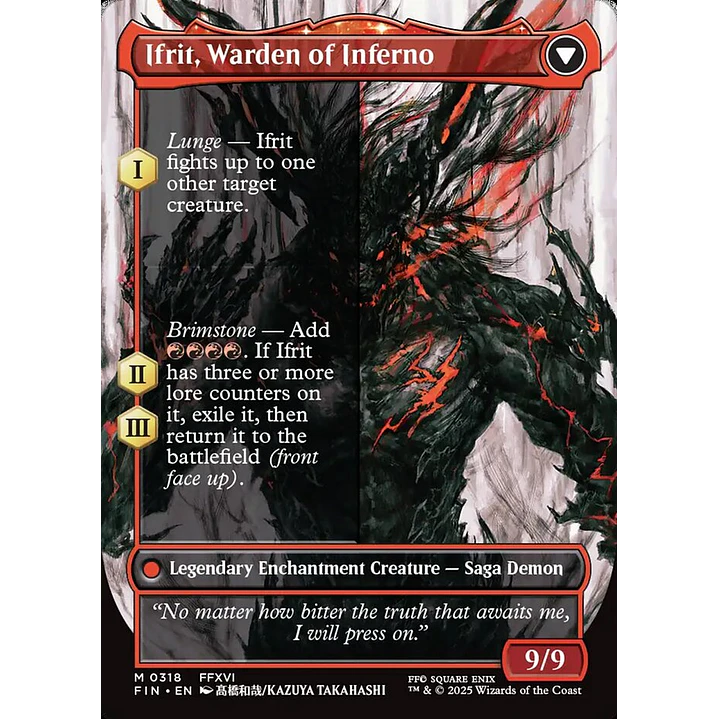 Clive, Ifrit's Dominant // Ifrit, Warden of Inferno 2