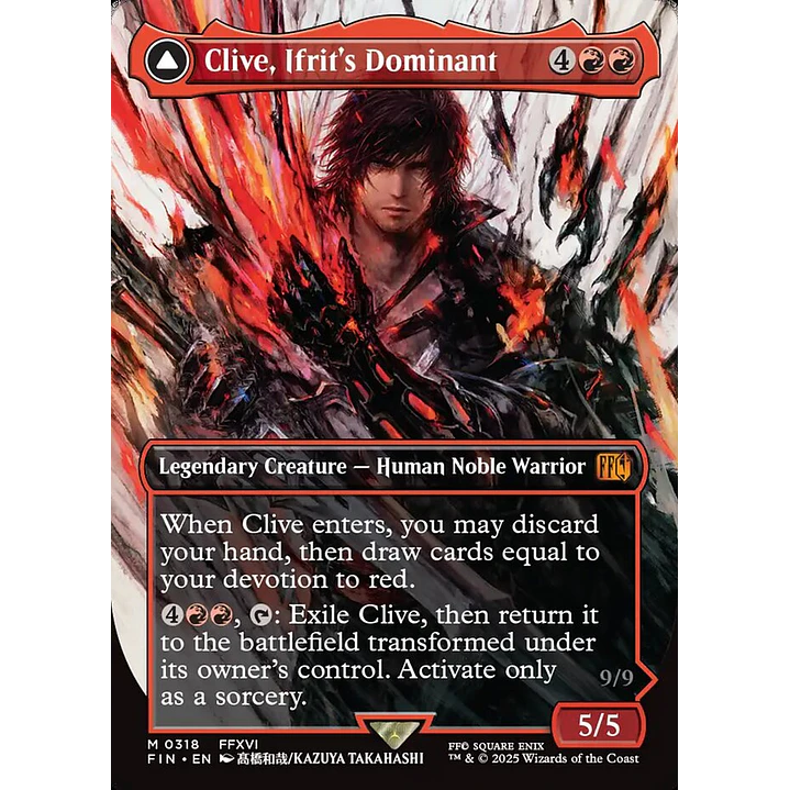 Clive, Ifrit's Dominant // Ifrit, Warden of Inferno 1