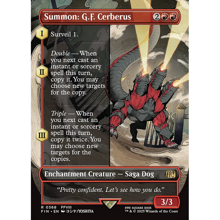 Summon: G.F. Cerberus 1