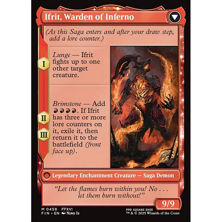 Clive, Ifrit's Dominant // Ifrit, Warden of Inferno 2