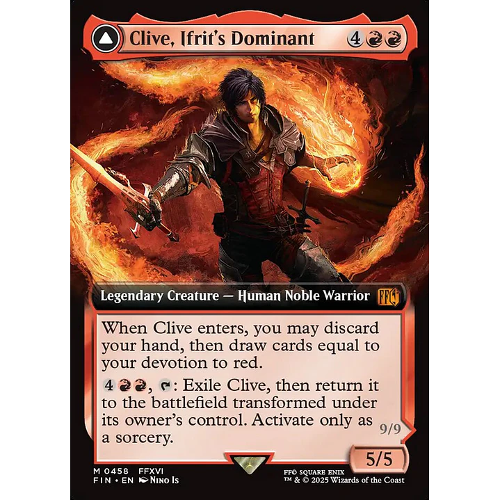 Clive, Ifrit's Dominant // Ifrit, Warden of Inferno 1