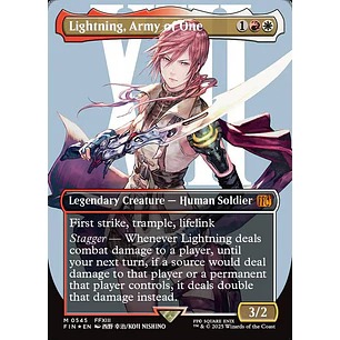Lightning, Army of One
