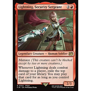 Lightning, Security Sergeant