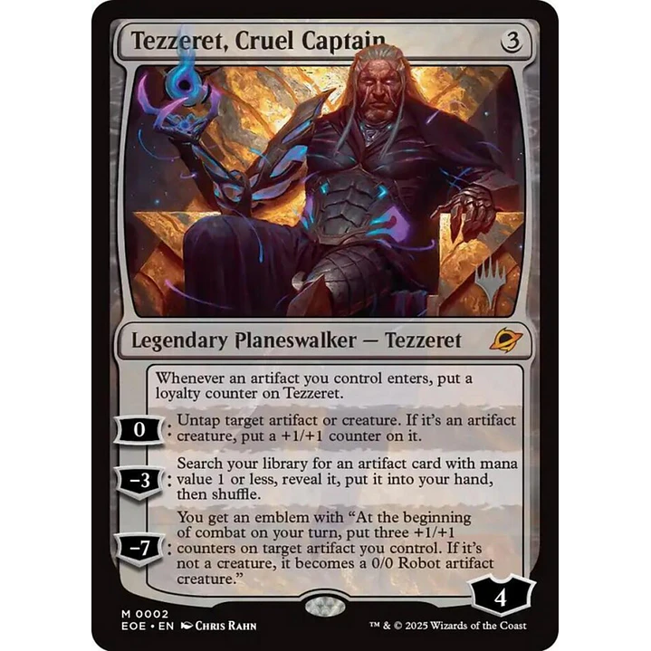Tezzeret, Cruel Captain - Promo 1