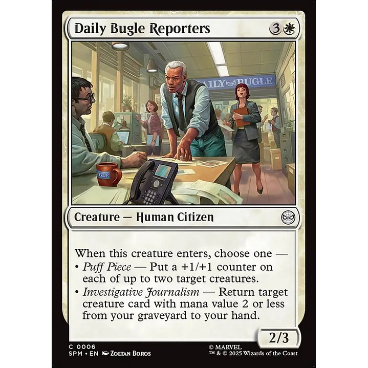Daily Bugle Reporters 1