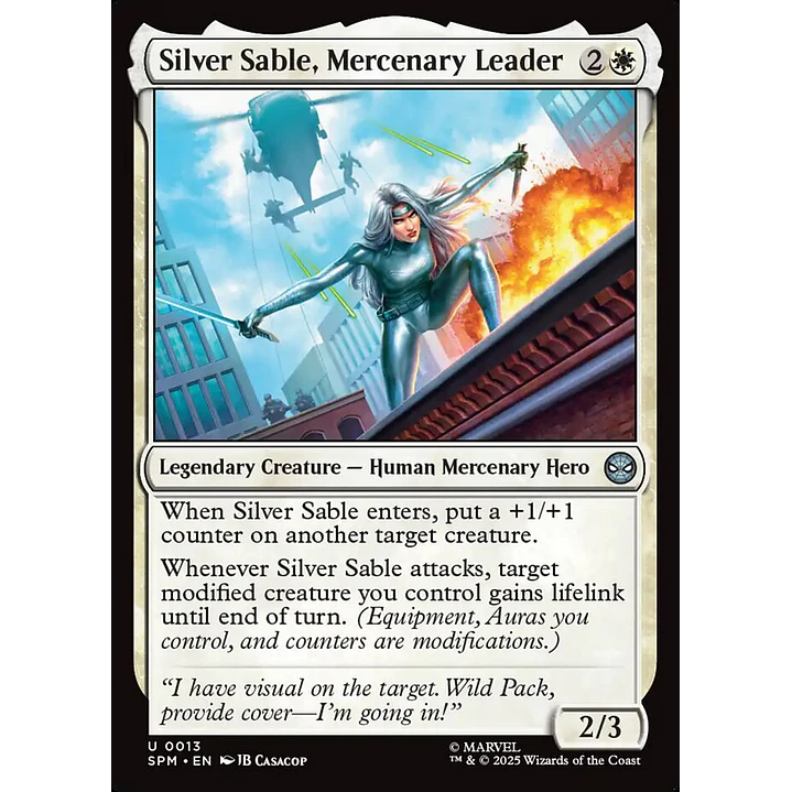 Silver Sable, Mercenary Leader 1