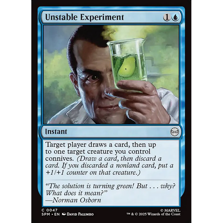 Unstable Experiment 1