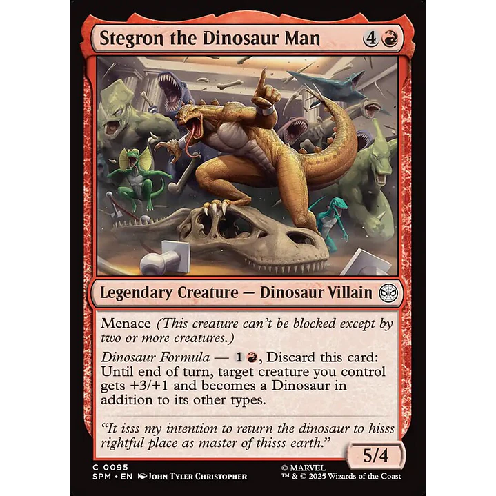Stegron the Dinosaur Man 1