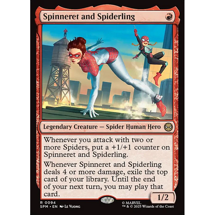 Spinneret and Spiderling 1