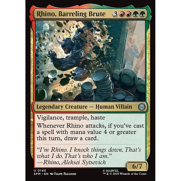 Rhino, Barreling Brute 1