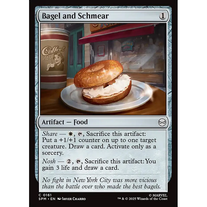 Bagel and Schmear 1