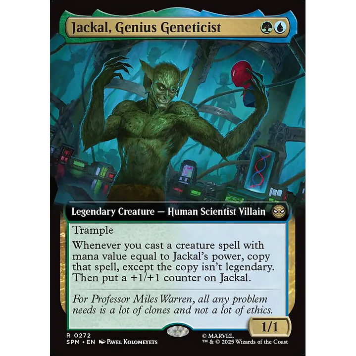 Jackal, Genius Geneticist 1