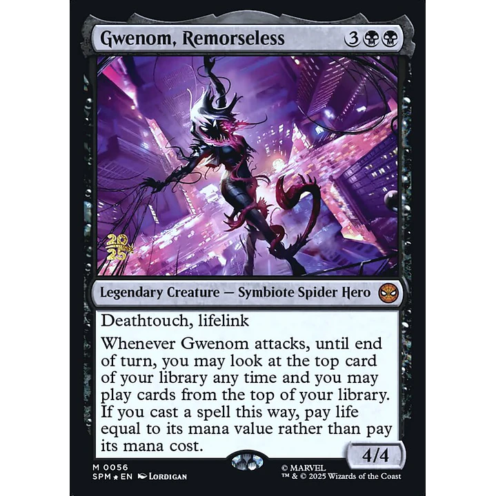 Gwenom, Remorseless - Promo 1