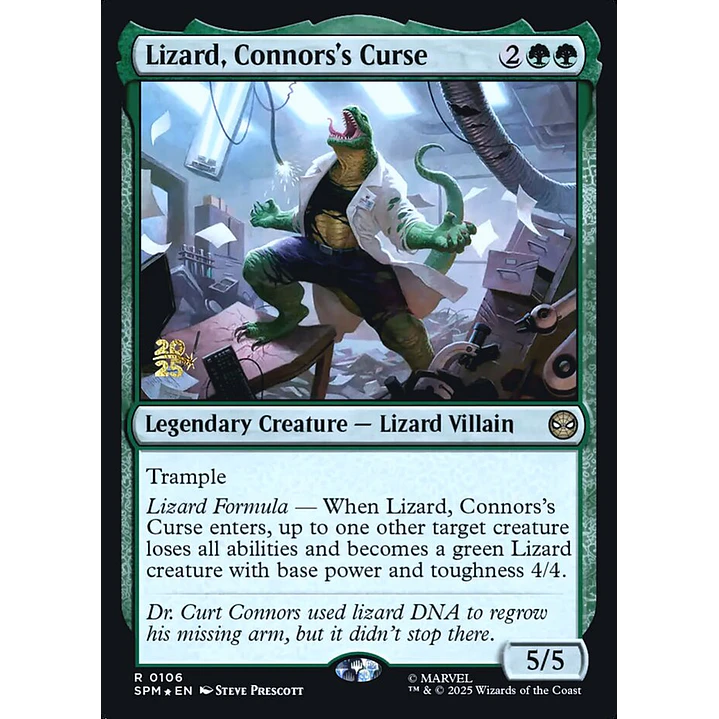 Lizard, Connors's Curse - Promo 1