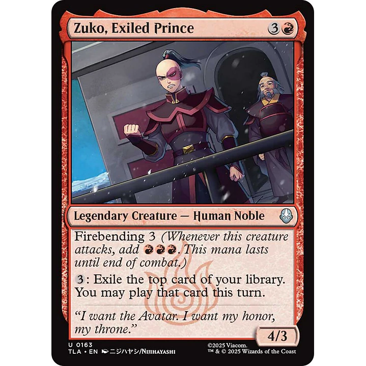 Zuko, Exiled Prince 1