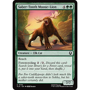 Saber-Tooth Moose-Lion