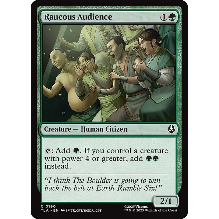 Raucous Audience 1