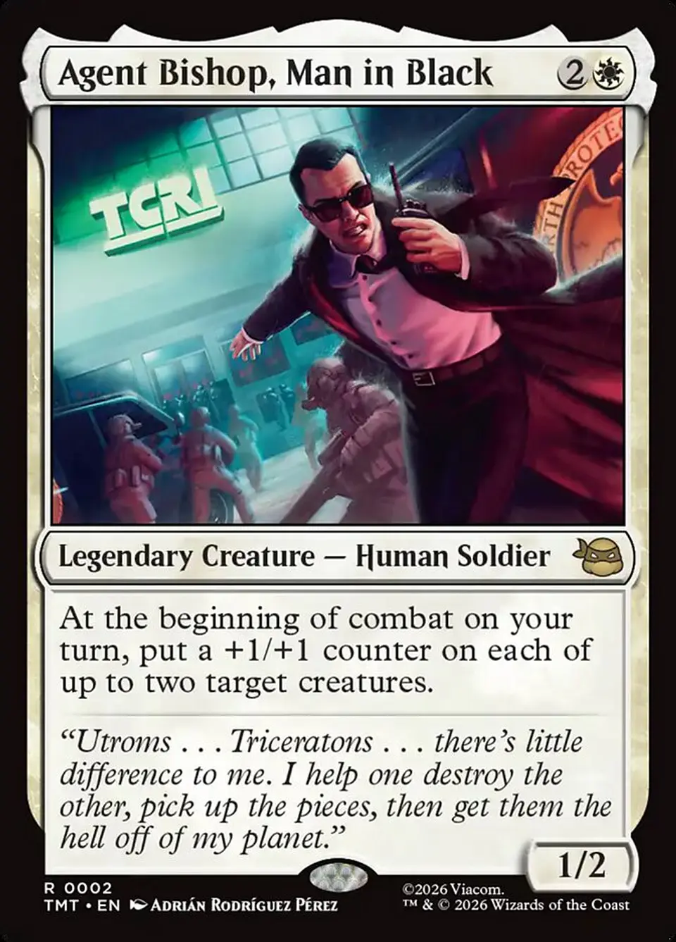 Agent Bishop, Man in Black 1