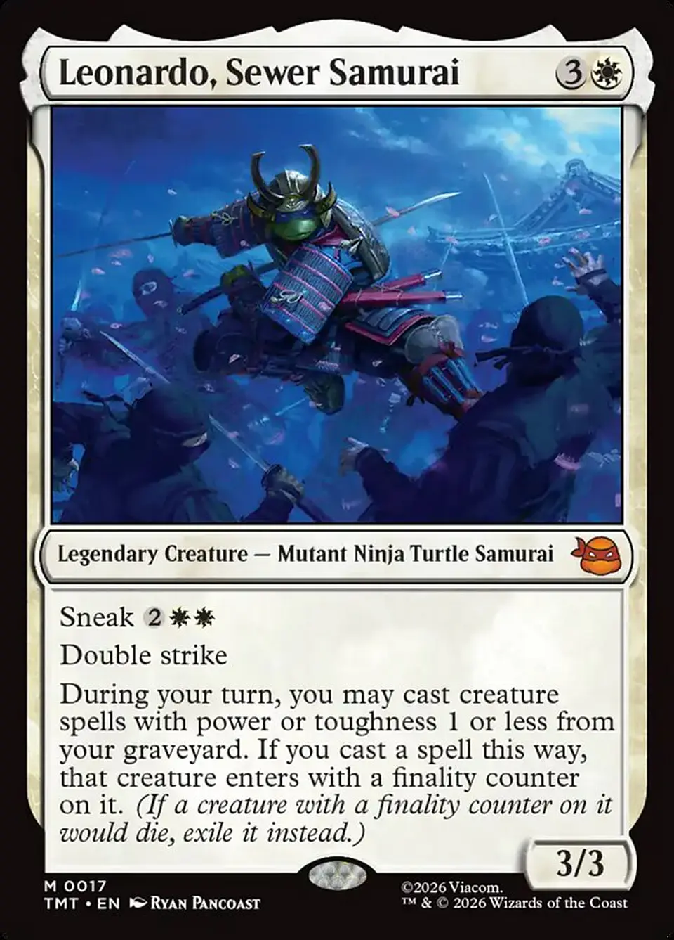 Leonardo, Sewer Samurai 1