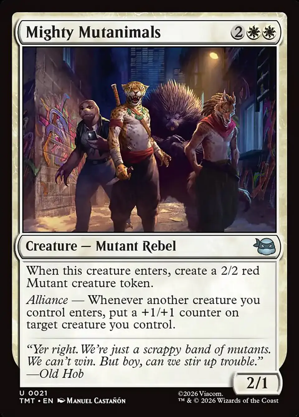 Mighty Mutanimals 1