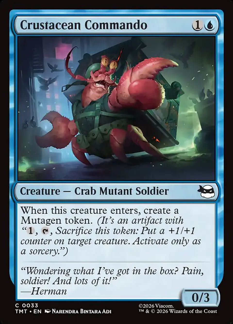 Crustacean Commando 1