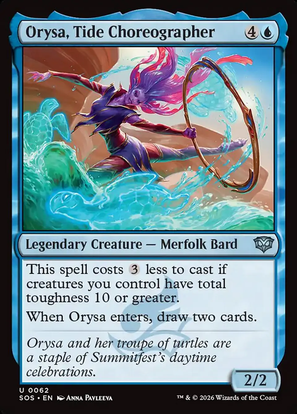 Orysa, Tide Choreographer 1