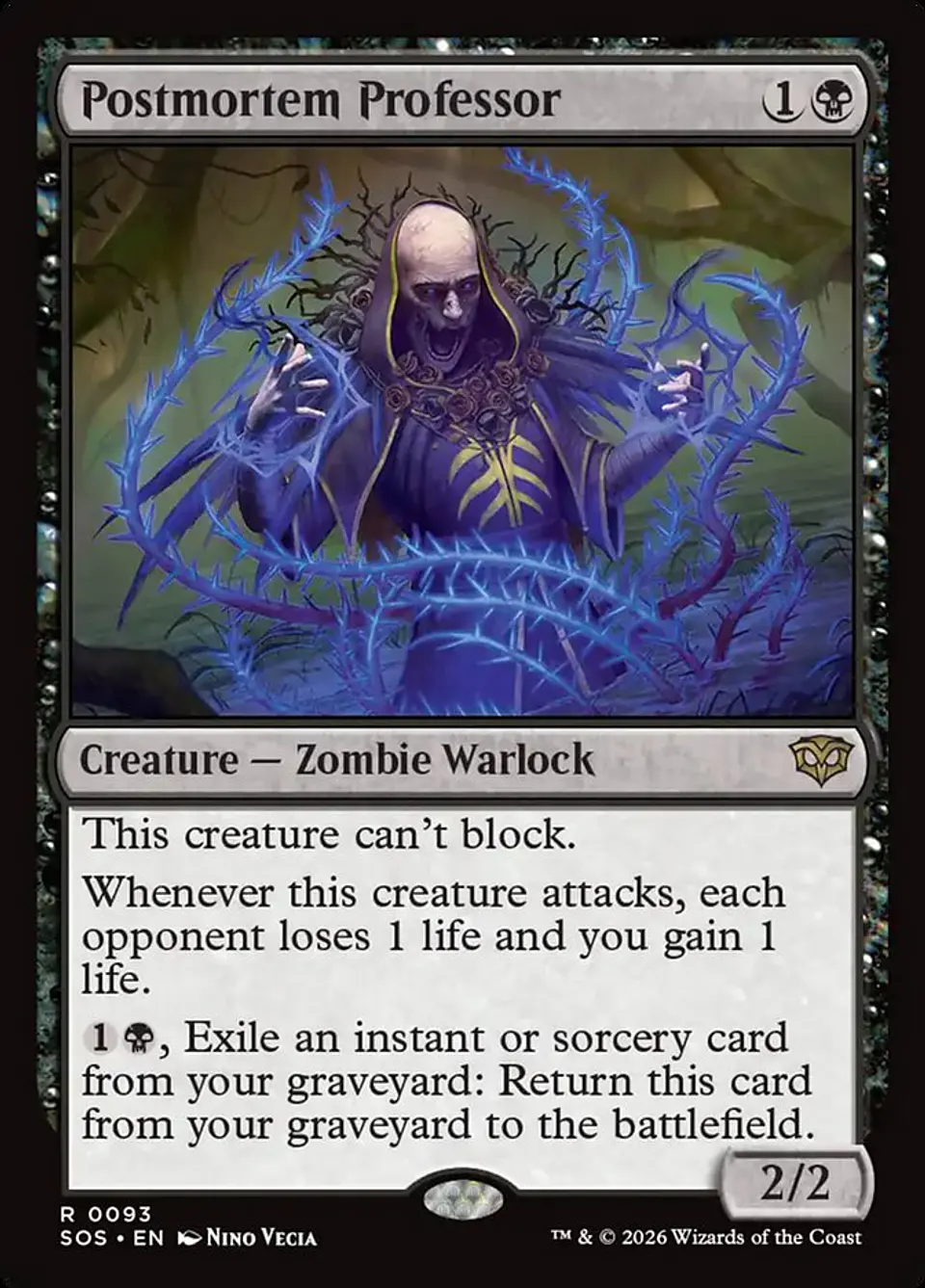 Postmortem Professor 1