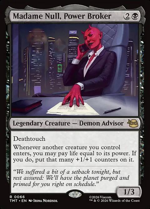 Madame Null, Power Broker