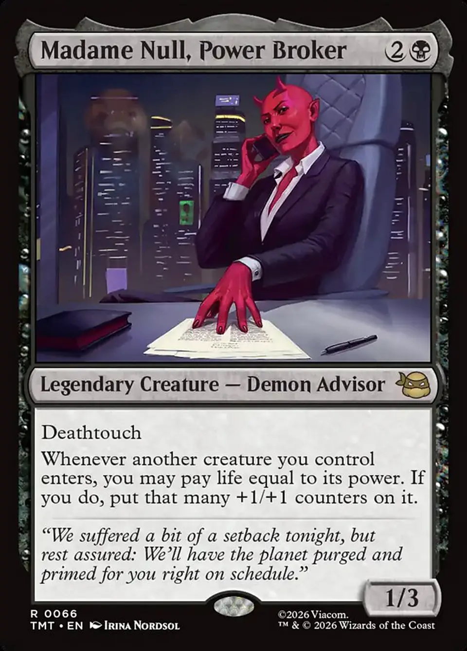Madame Null, Power Broker 1