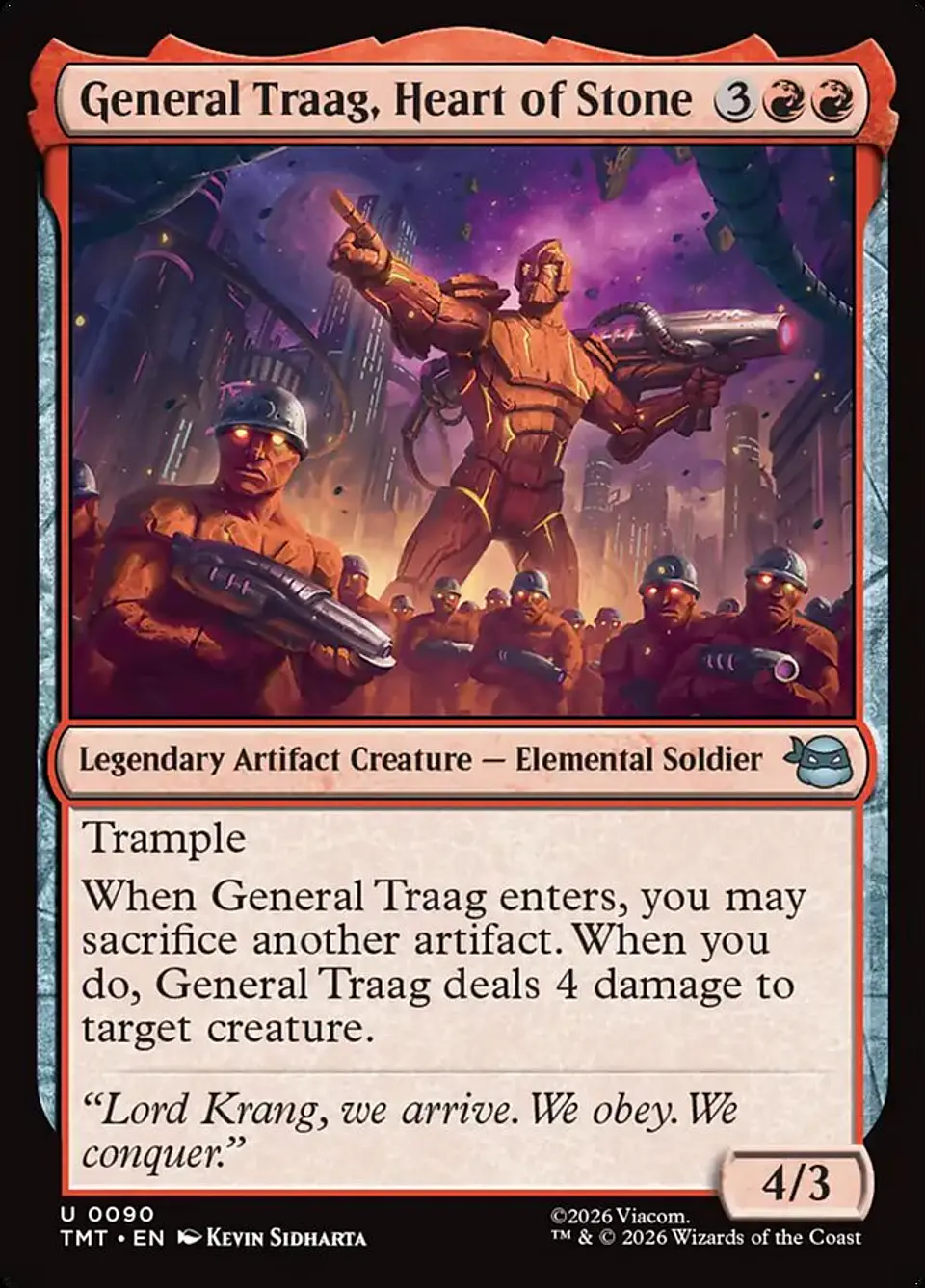 General Traag, Heart of Stone 1