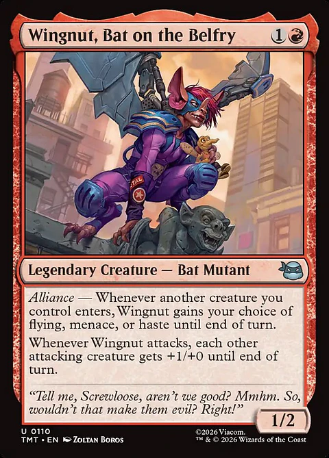Wingnut, Bat on the Belfry